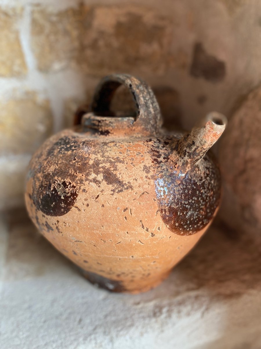 South West Walnut Oil Pot Dating From The 18th Century-photo-1