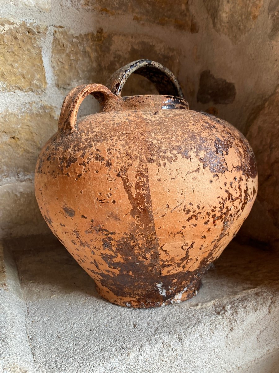 South West Walnut Oil Pot Dating From The 18th Century-photo-6