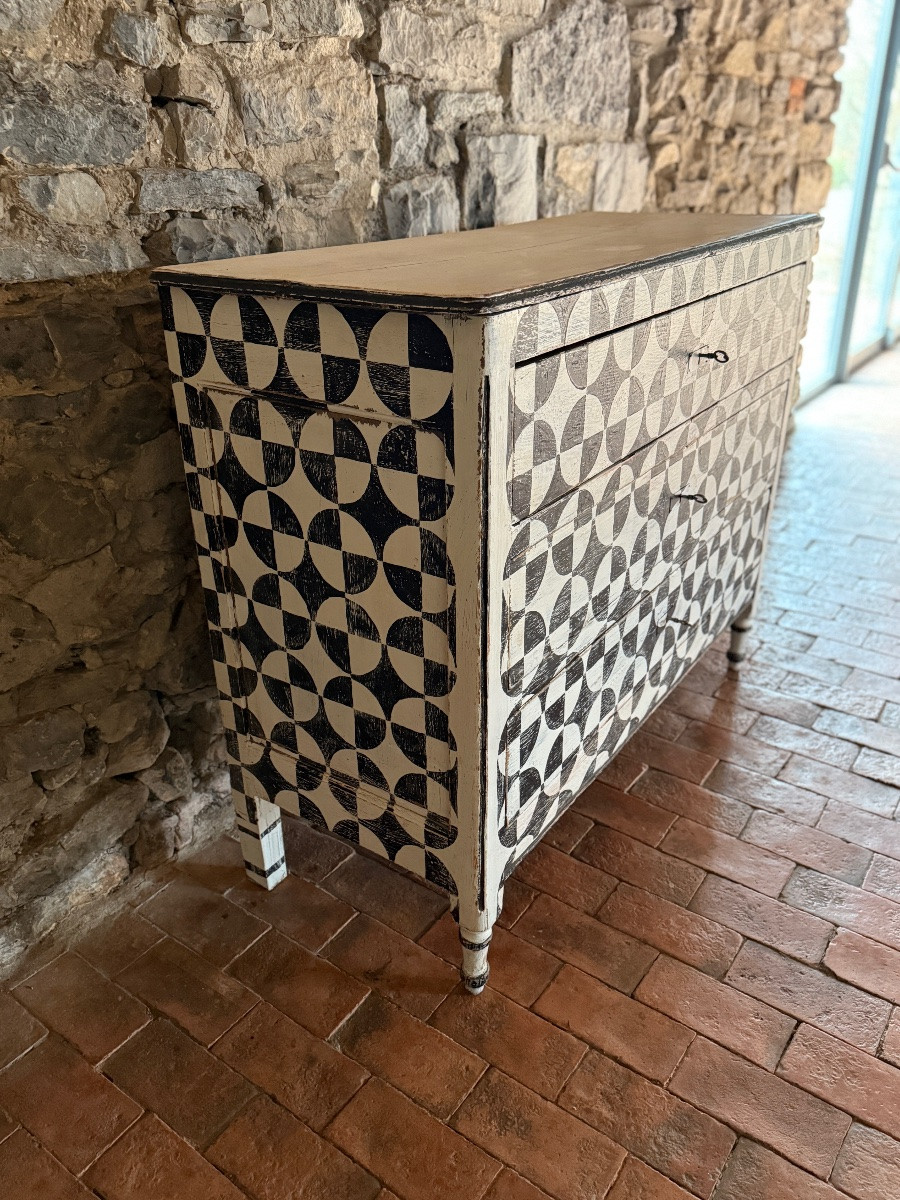 Commode Louis XVI Datant De La Fin Du 18e Siècle Prix Très Spécial -photo-8
