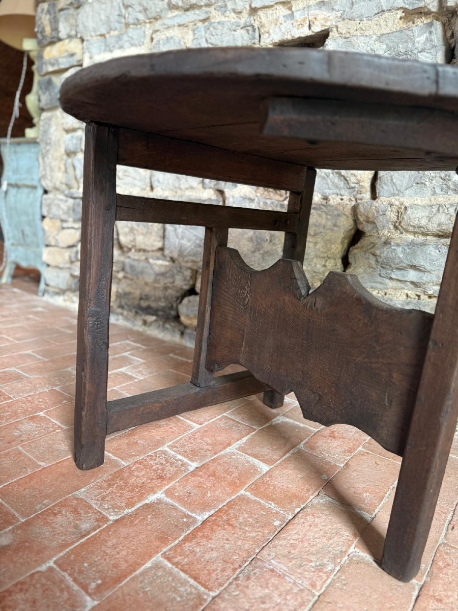 Small Folding Winegrower's Table Dating From The 18th Century -photo-3