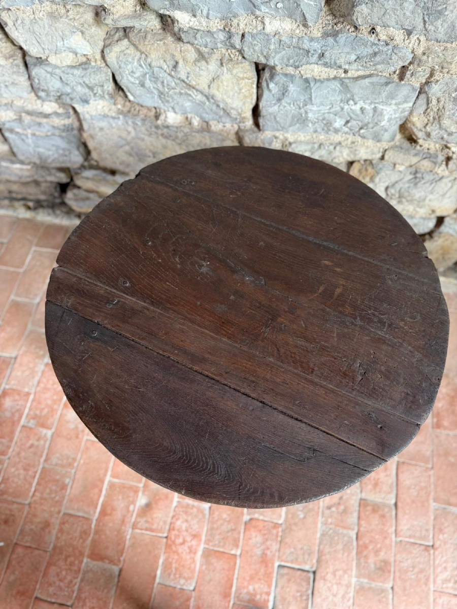 Small Folding Winegrower's Table Dating From The 18th Century -photo-4