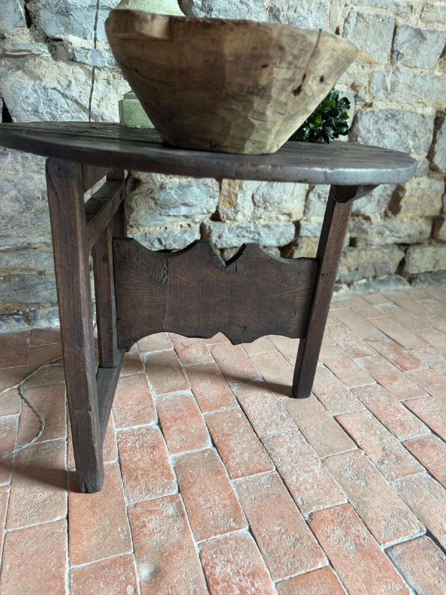 Small Folding Winegrower's Table Dating From The 18th Century -photo-2