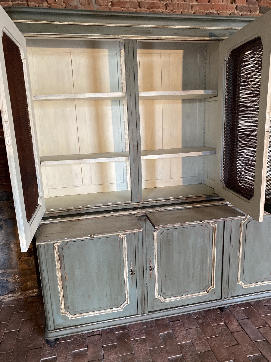 19th Century 8-door Display Bookcase With Pull-outs Currently On Sale -photo-8