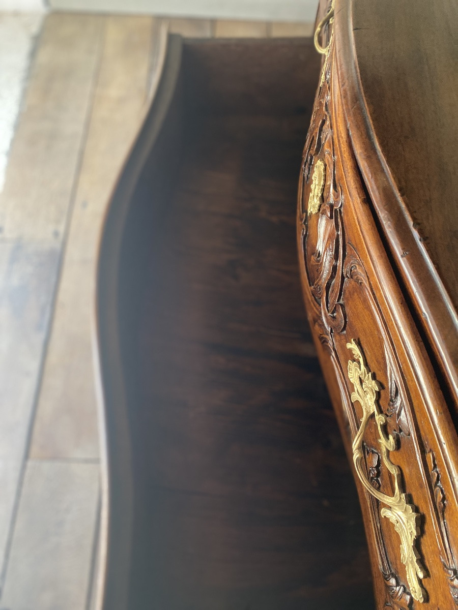 Commode nîmoise Louis XV datant du 18e siècle prix spécial actuellement -photo-6