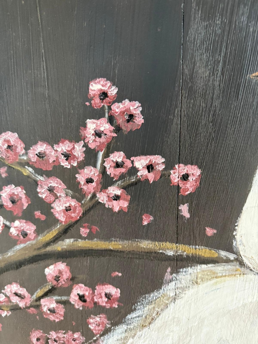 Decorative Woodwork Element Dating From The 19th Century With Beautiful Painting And Polychromy -photo-4