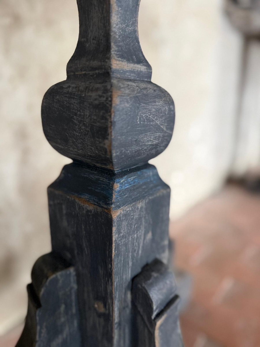 Small Louis Philippe Style Console Table From The 1900s With Beautiful Polychromy -photo-7