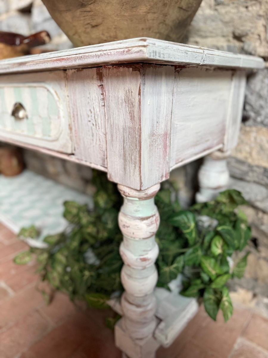 Louis XIV Console Table, Late 19th Century, Commercial Style, Beautiful Patina -photo-2