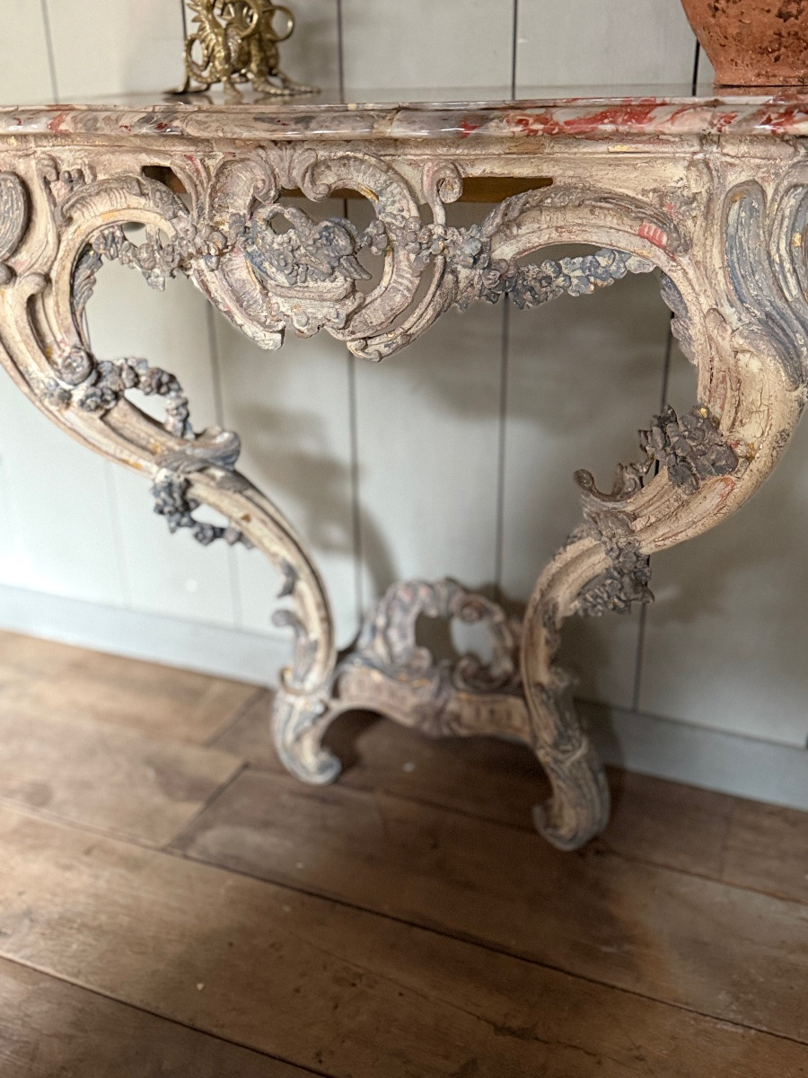 Louis XV Console Dating From The Early 19th Century (special Price)-photo-7