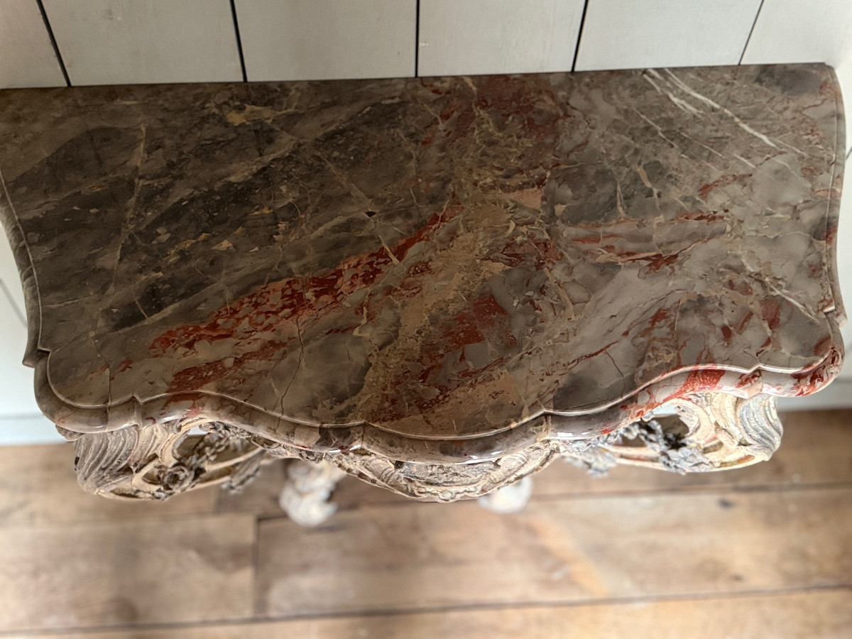 Louis XV Console Dating From The Early 19th Century (special Price)-photo-8