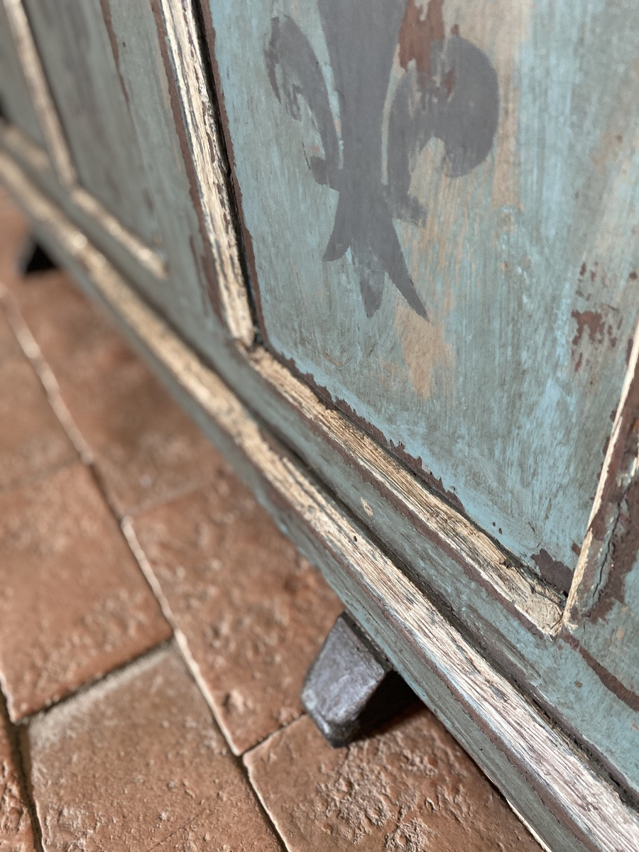 Coffre de mariage datant du 18e siècle polychrome -photo-4