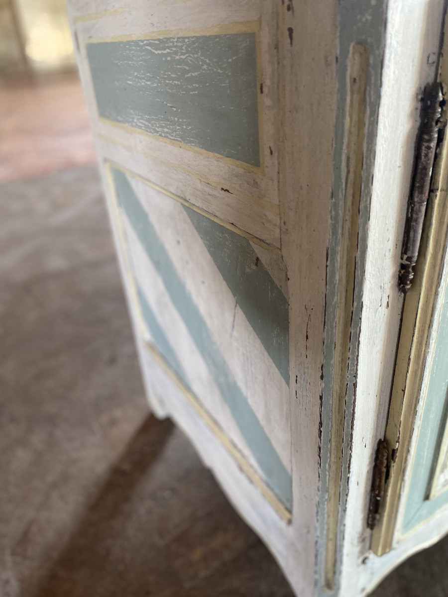 Polychrome Louis XV Buffet Dating From The 18th Century -photo-4