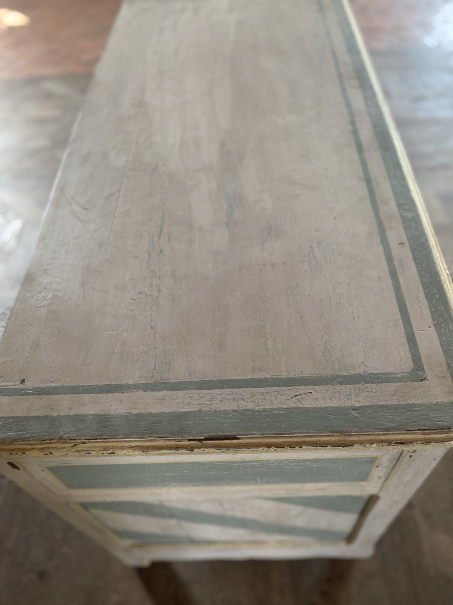 Polychrome Louis XV Buffet Dating From The 18th Century -photo-2