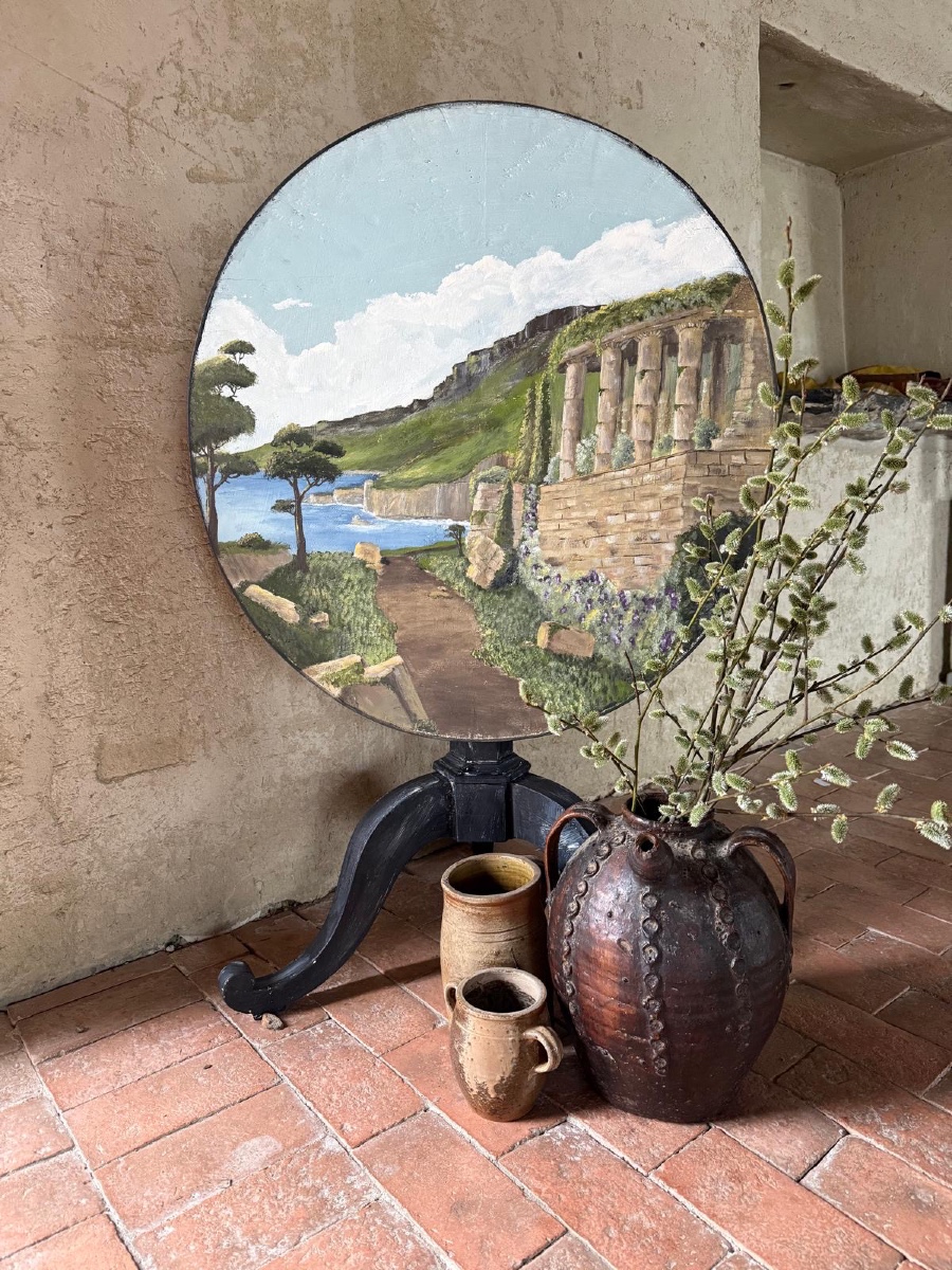 Napoleon III Pedestal Table With Tilting Top Dating From The 19th Century 