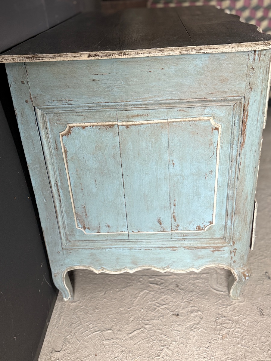 18th Century Louis XV Curved Chest Of Drawers From Liège-photo-7