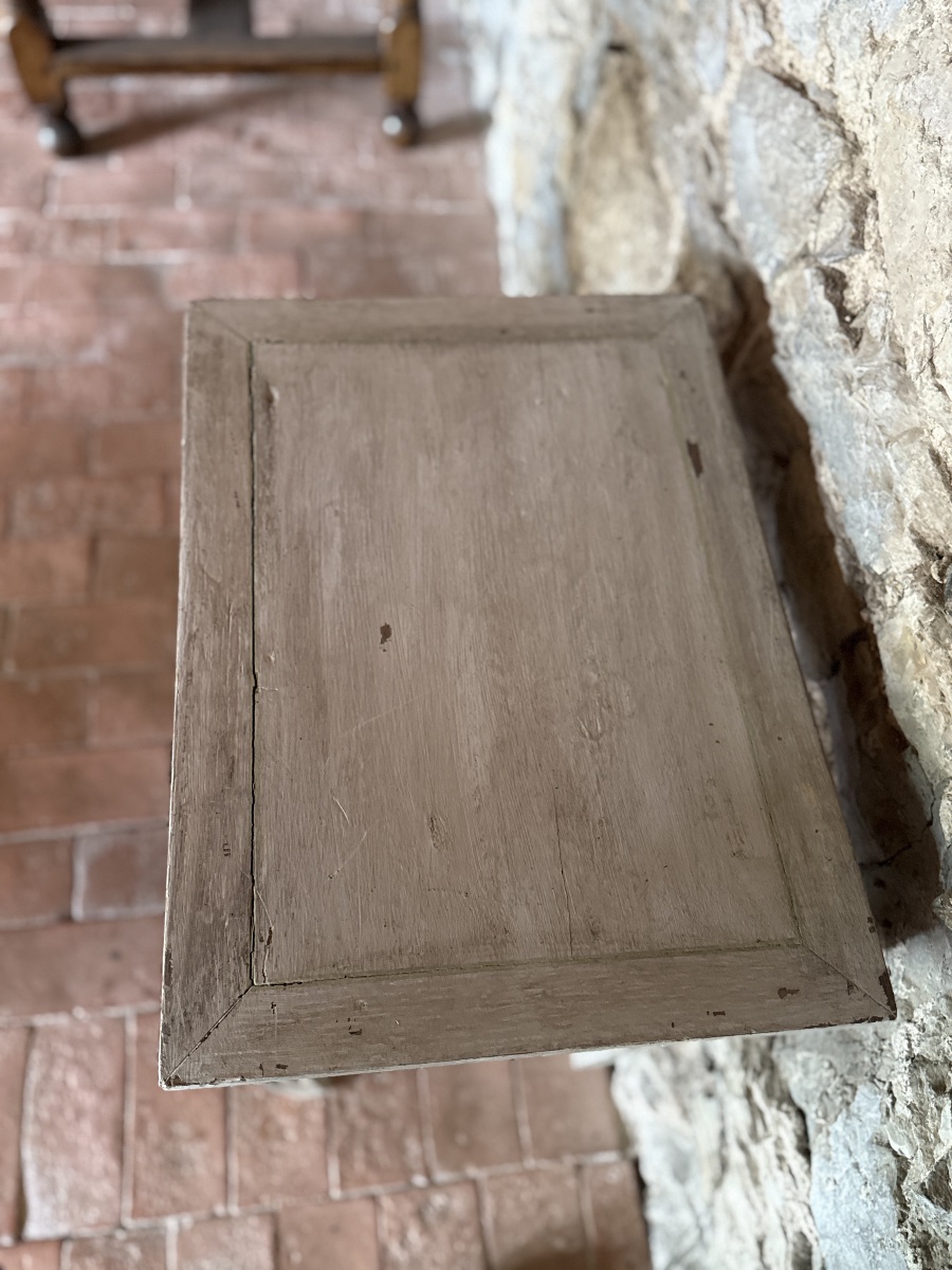 Petite table Louis XVI datant du 18e siecle avec 1 tiroir -photo-5