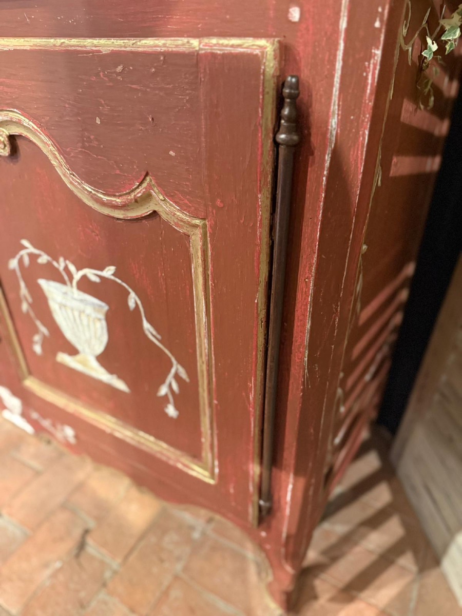 19th-century Louis XV Sideboard With 2 Doors And 2 Drawers -photo-3