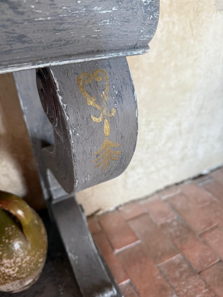 Empire Consulate-style Console Table Dating From The 19th Century -photo-2