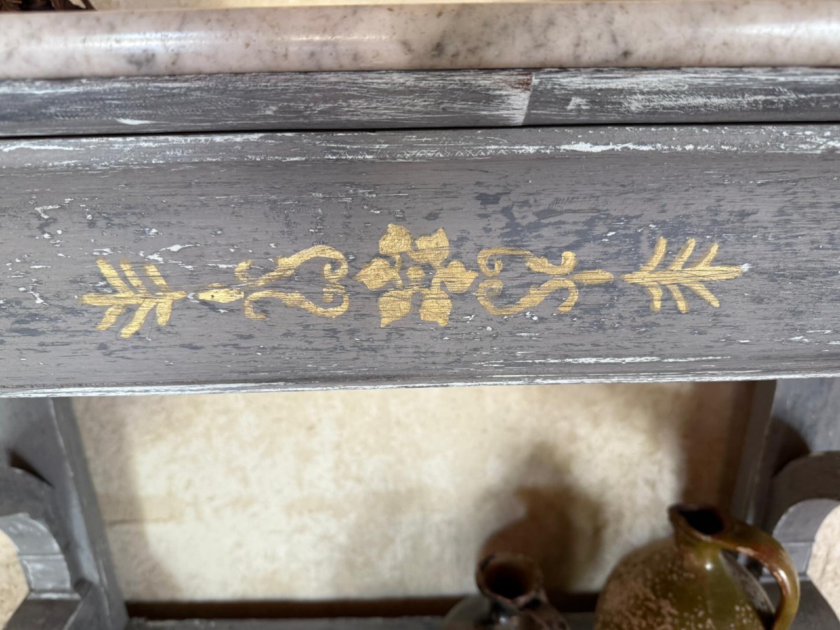 Empire Consulate-style Console Table Dating From The 19th Century -photo-4