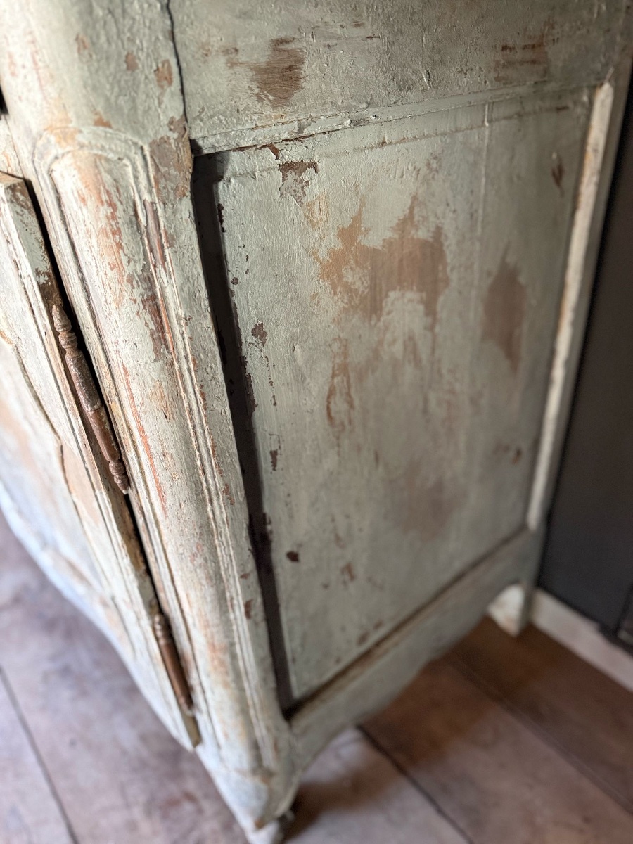 Buffet galbé Louis XV datant du 18e siècle patine ancienne -photo-1
