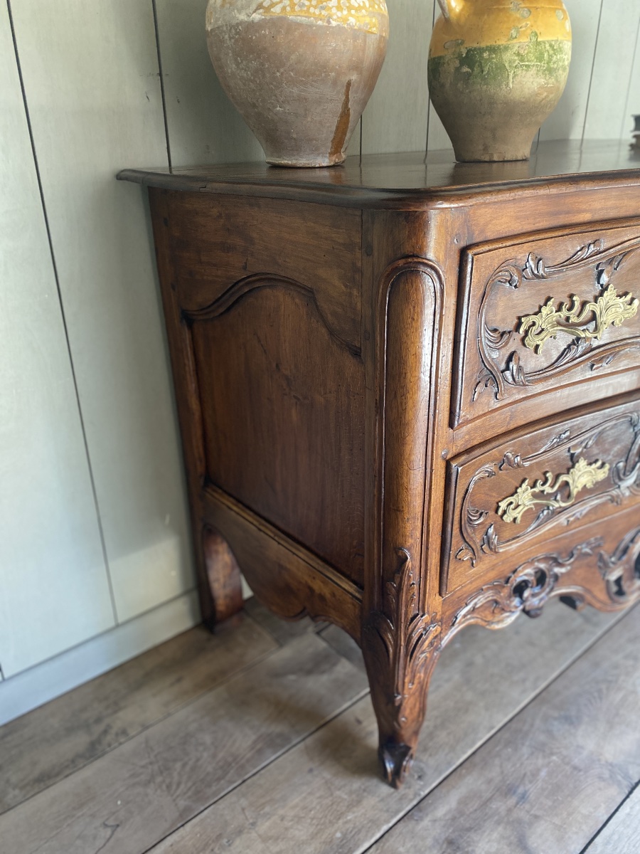Commode Nîmoise Louis XV datant du 18e siècle -photo-4