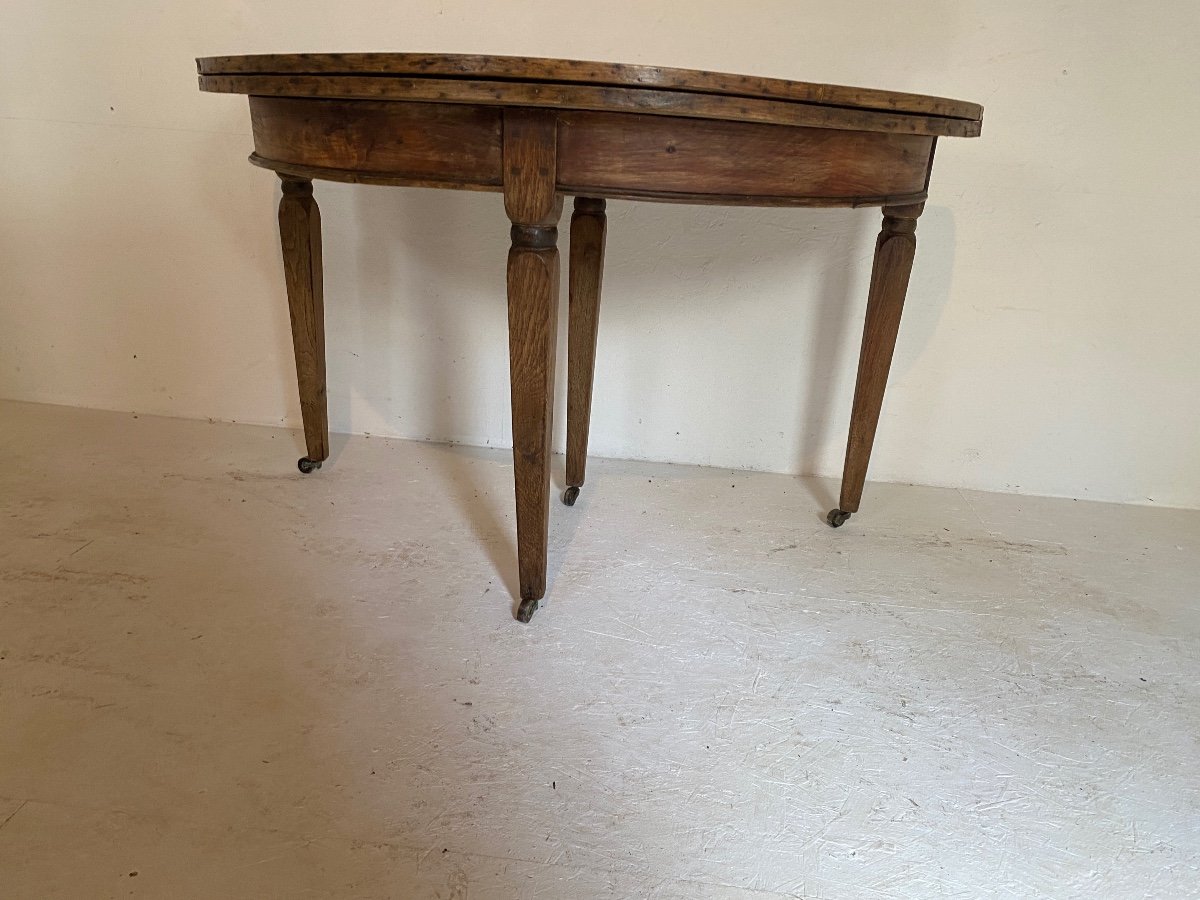 Table Demi-lune ( Ronde) 18e Directoire 