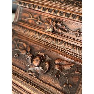 19th Century Writing Desk, Beautifully Carved 