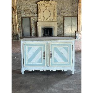 Buffet polychrome Louis XV datant du 18e siècle 