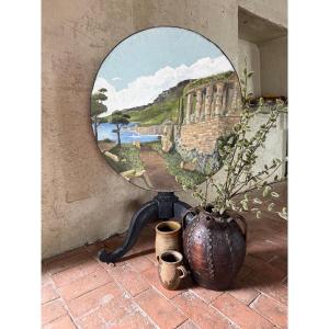 Napoleon III Pedestal Table With Tilting Top Dating From The 19th Century