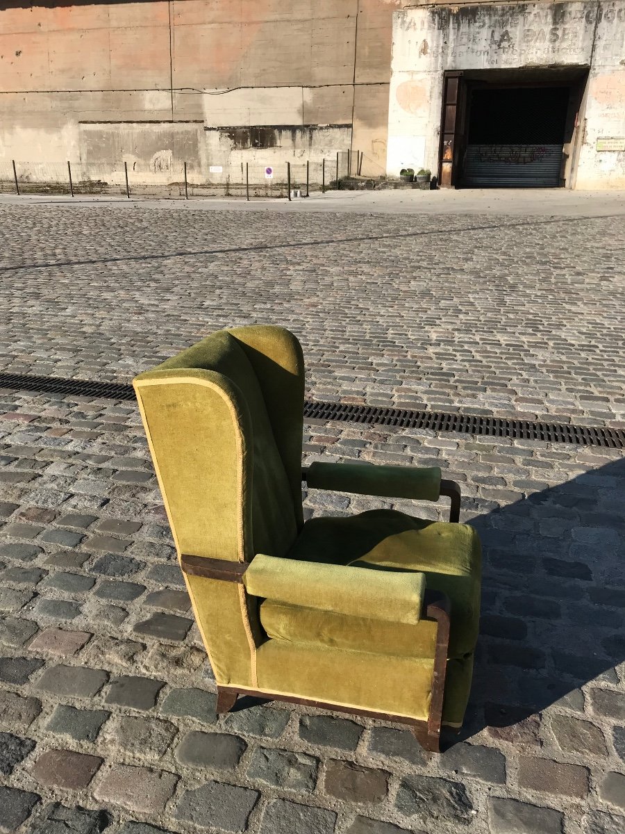 Fauteuil à Oreilles d'Etienne  Henri Martin-photo-2