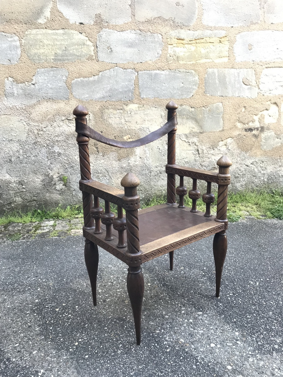 Neo-gothic Style Armchair/throne.
