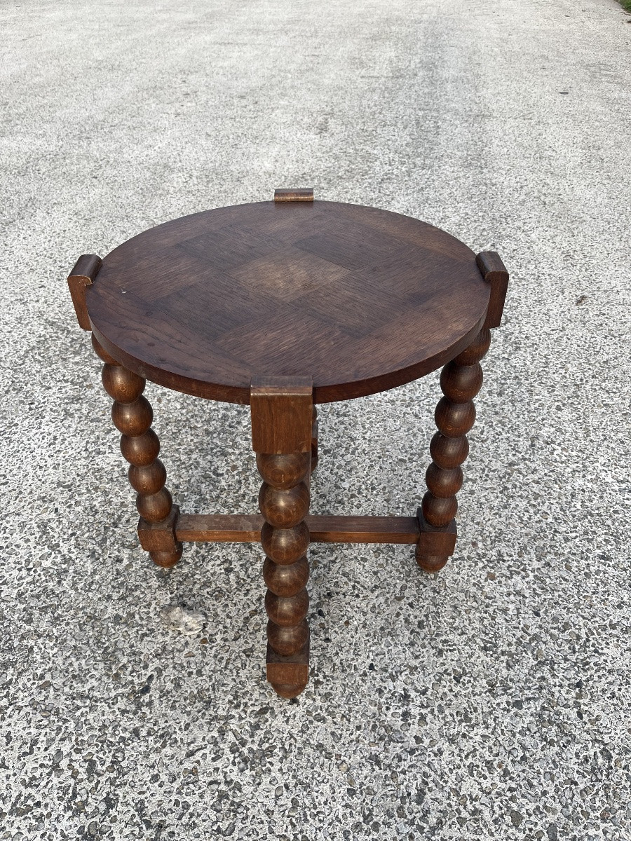 Guéridon dlg Jacques Quinet - Jean Royère | / Mobilier vintage de designers
