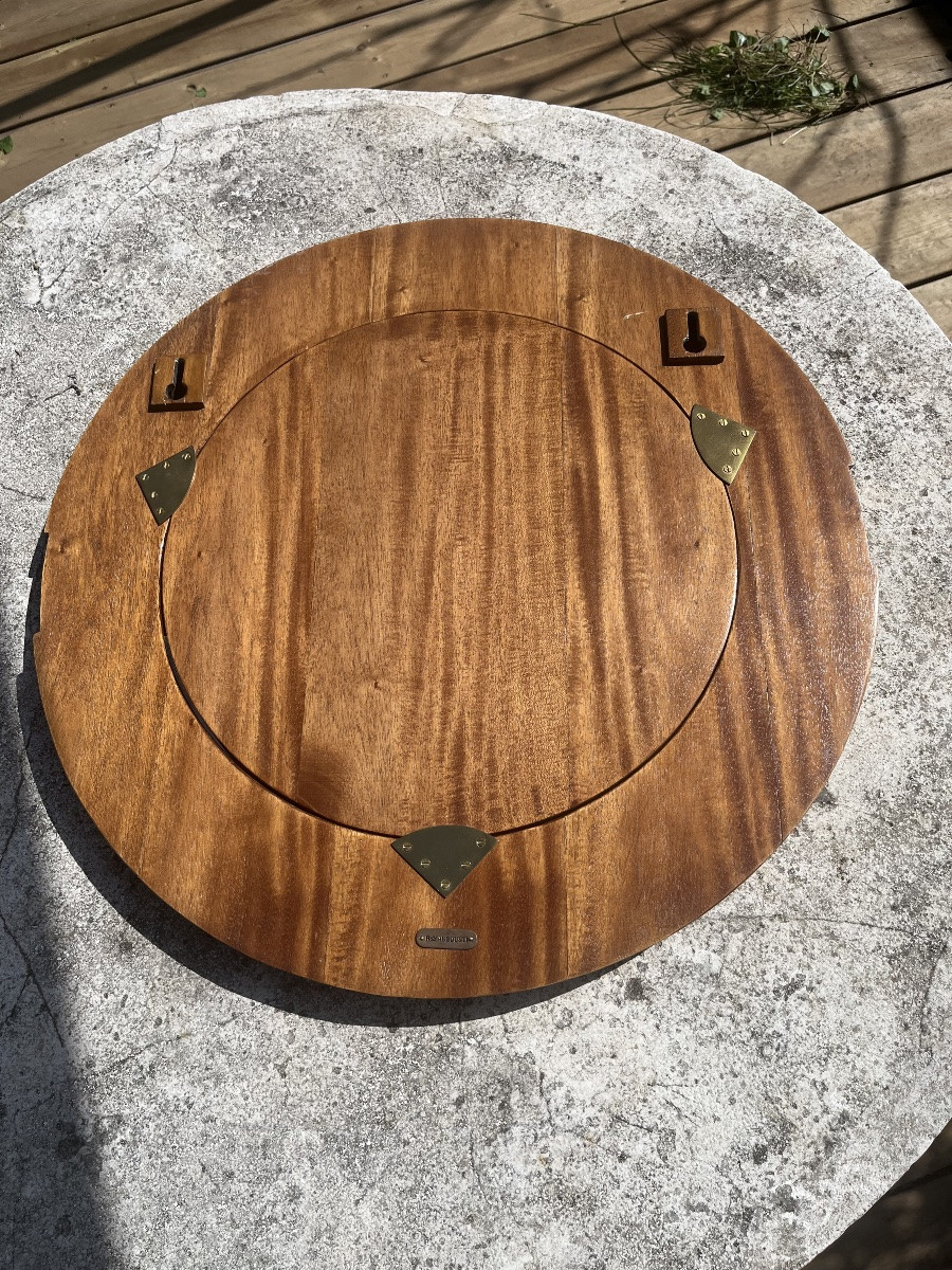 Miroir en galuchat de Ria et Youri Augousti.-photo-1