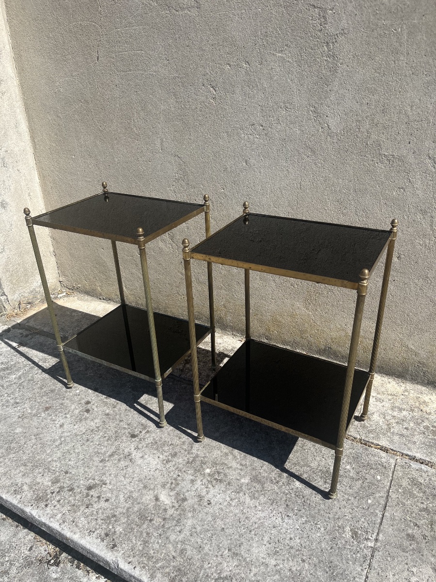 Pair Of Maison Baguès Side Tables.-photo-2