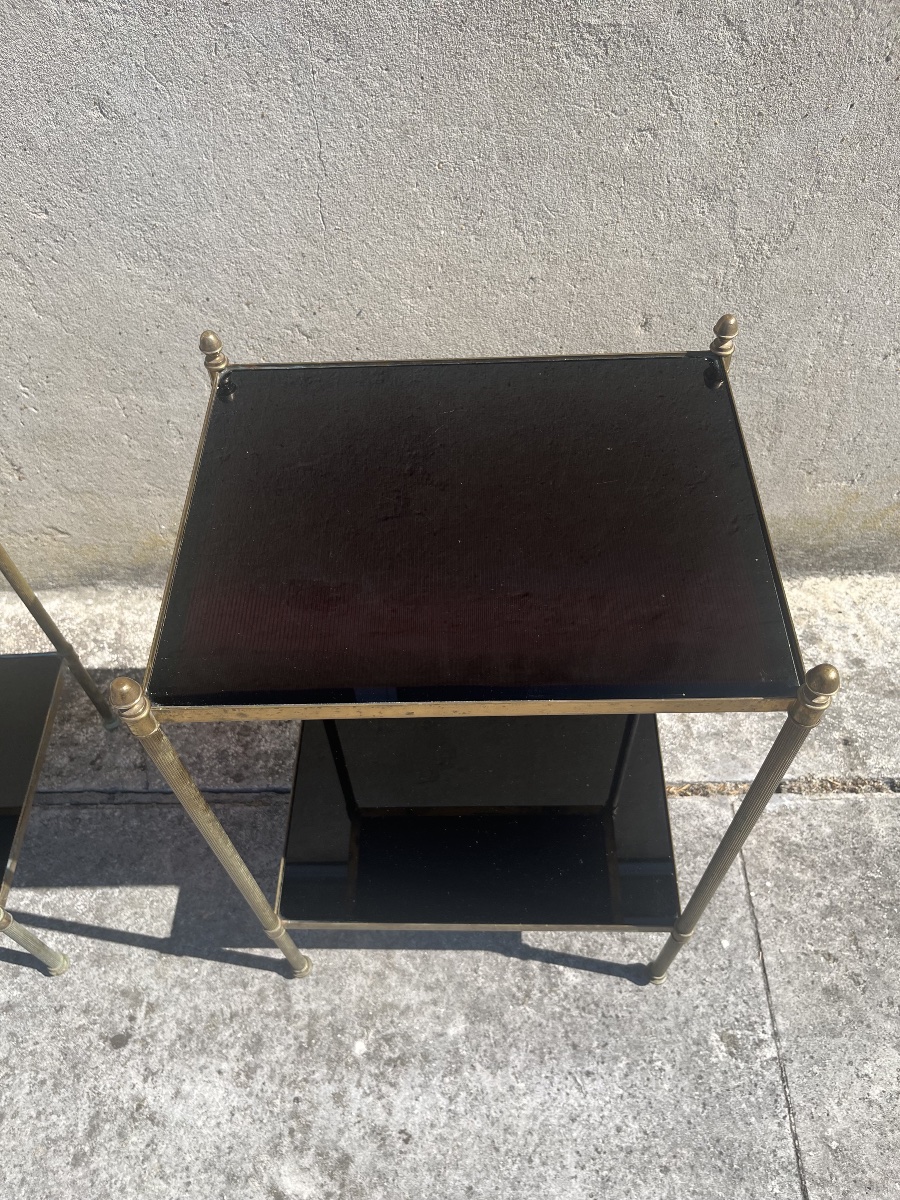Pair Of Maison Baguès Side Tables.-photo-1