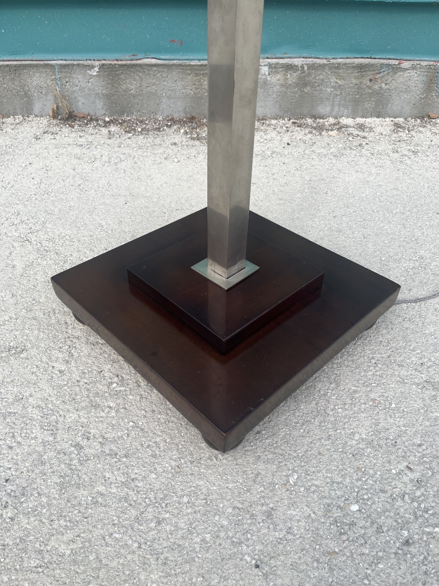 Floor Lamp In The Style Of Jacques Adnet.