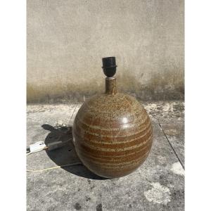 Lampe boule en céramique.