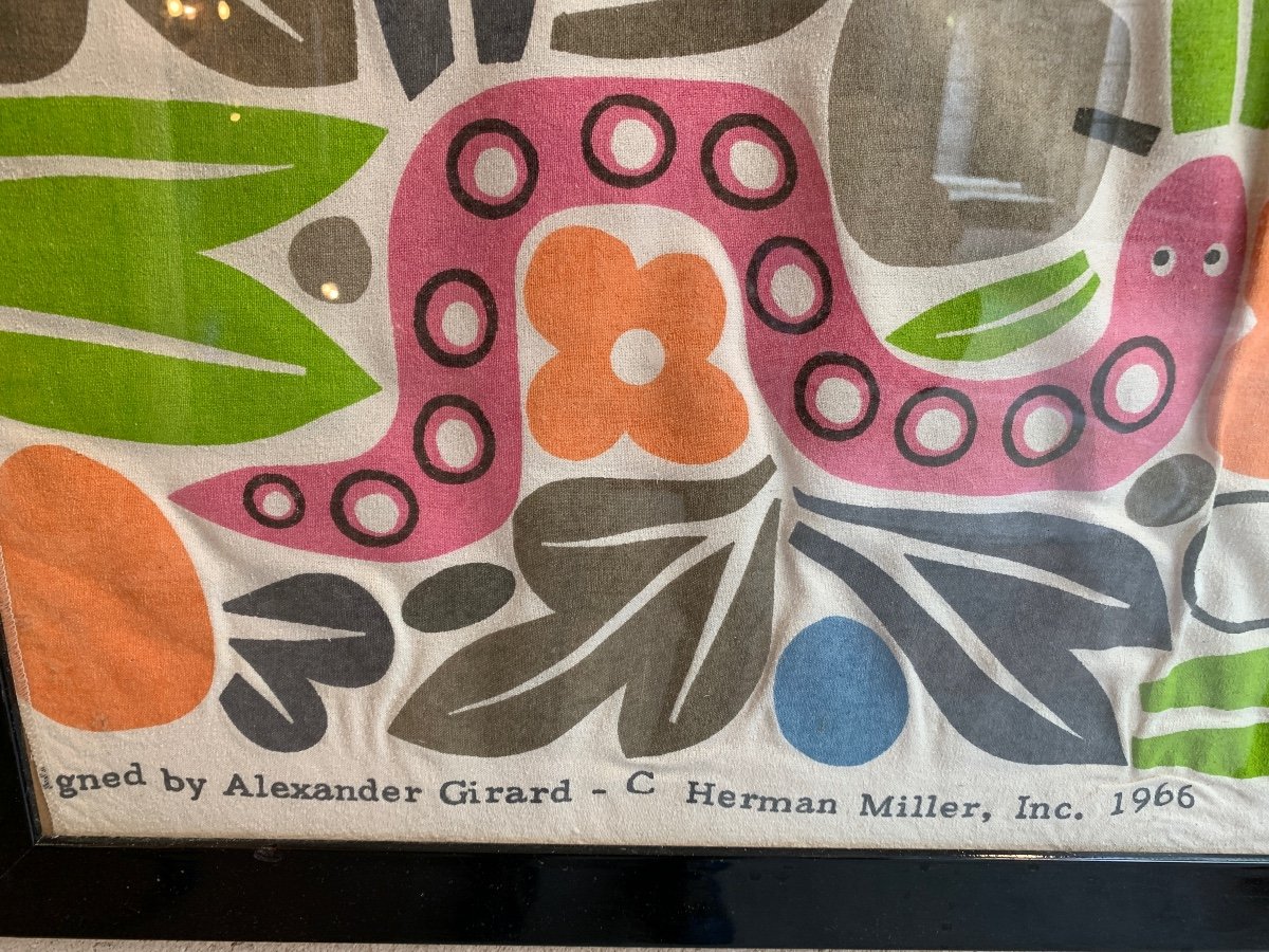 Alexander Girard Framed Fabric-photo-2