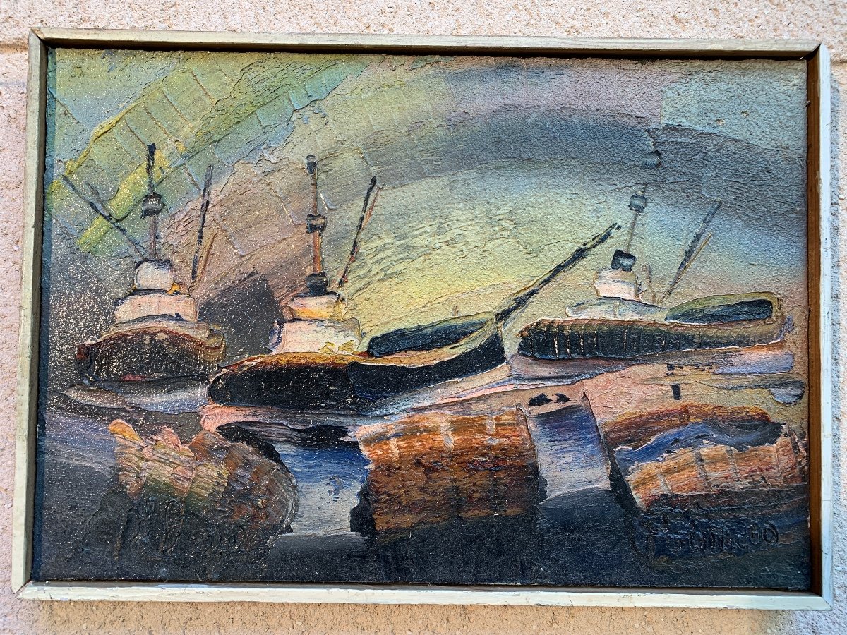 Paolo Polimeno, Navy, Oil On Canvas