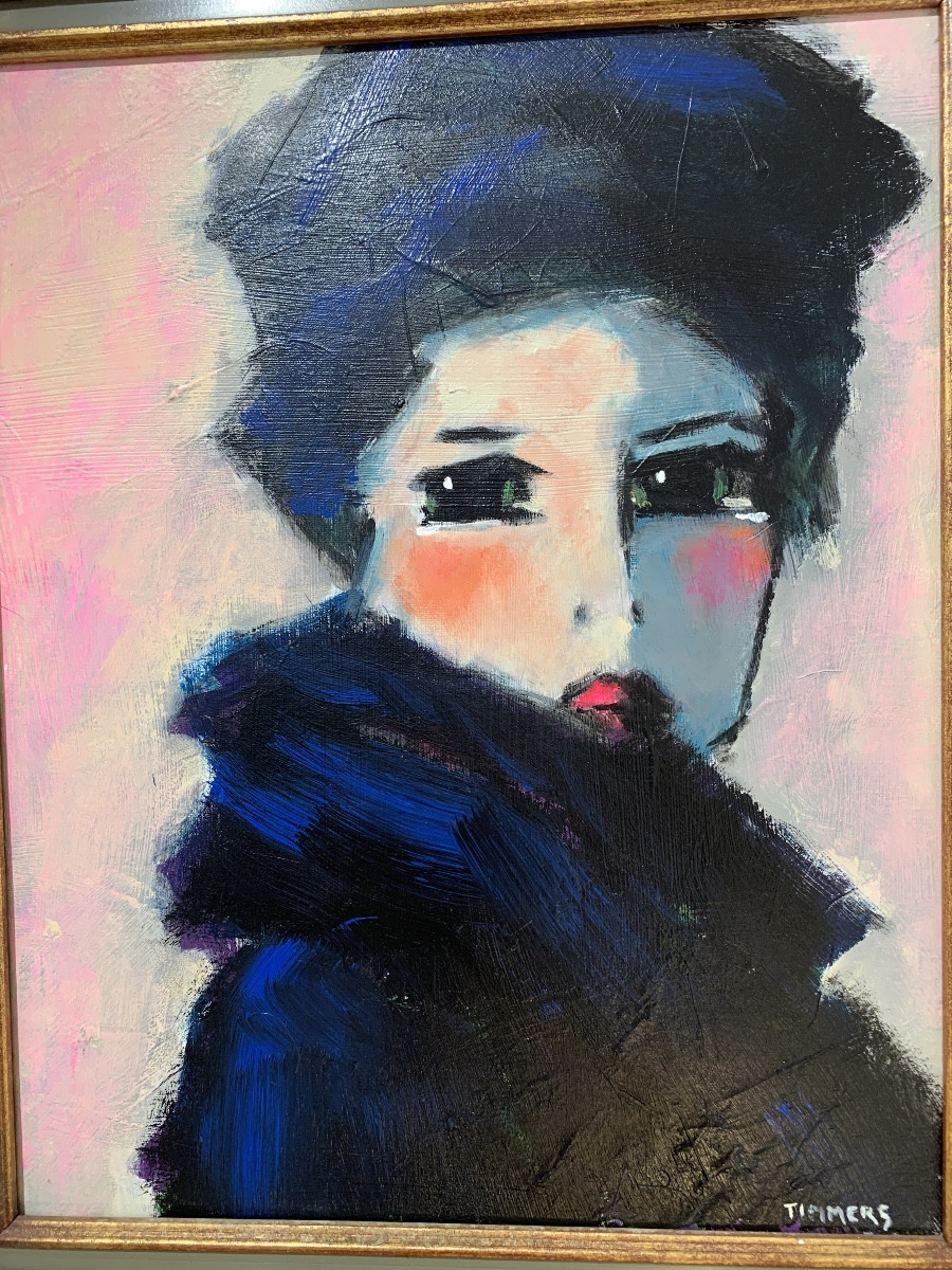 Daniel Timmers,portrait de femme 