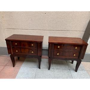 Pair Of Art Deco Nightstands