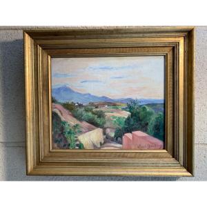 Paule Gobillard, Provençal Landscape, Oil On Canvas