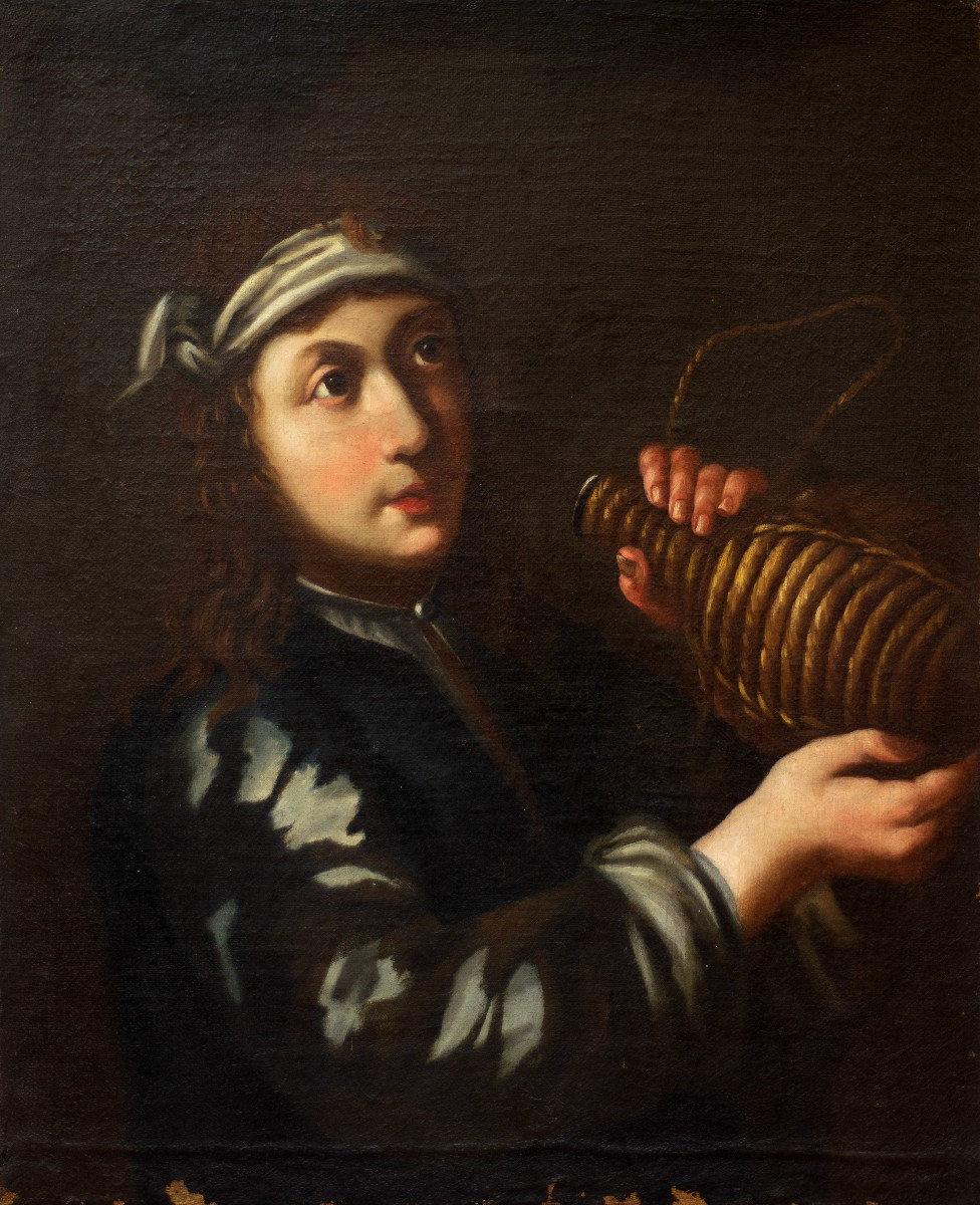 Peintre du XVIIe siècle. Buveur