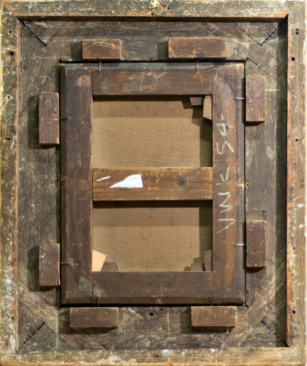 Peintre du XIXe siècle. Portrait de Napoléon Bonaparte-photo-3