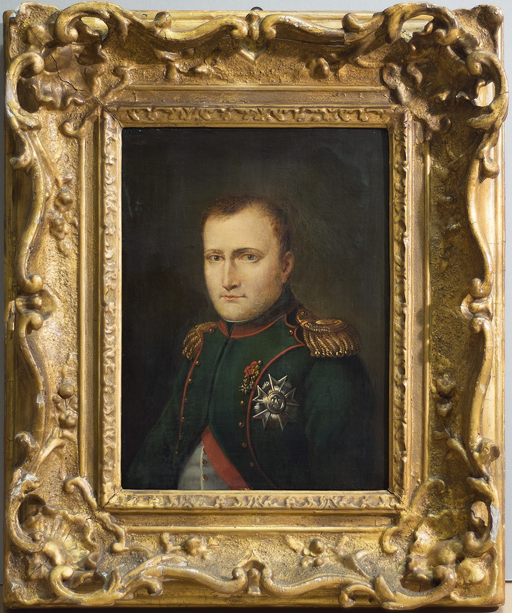 Peintre du XIXe siècle. Portrait de Napoléon Bonaparte