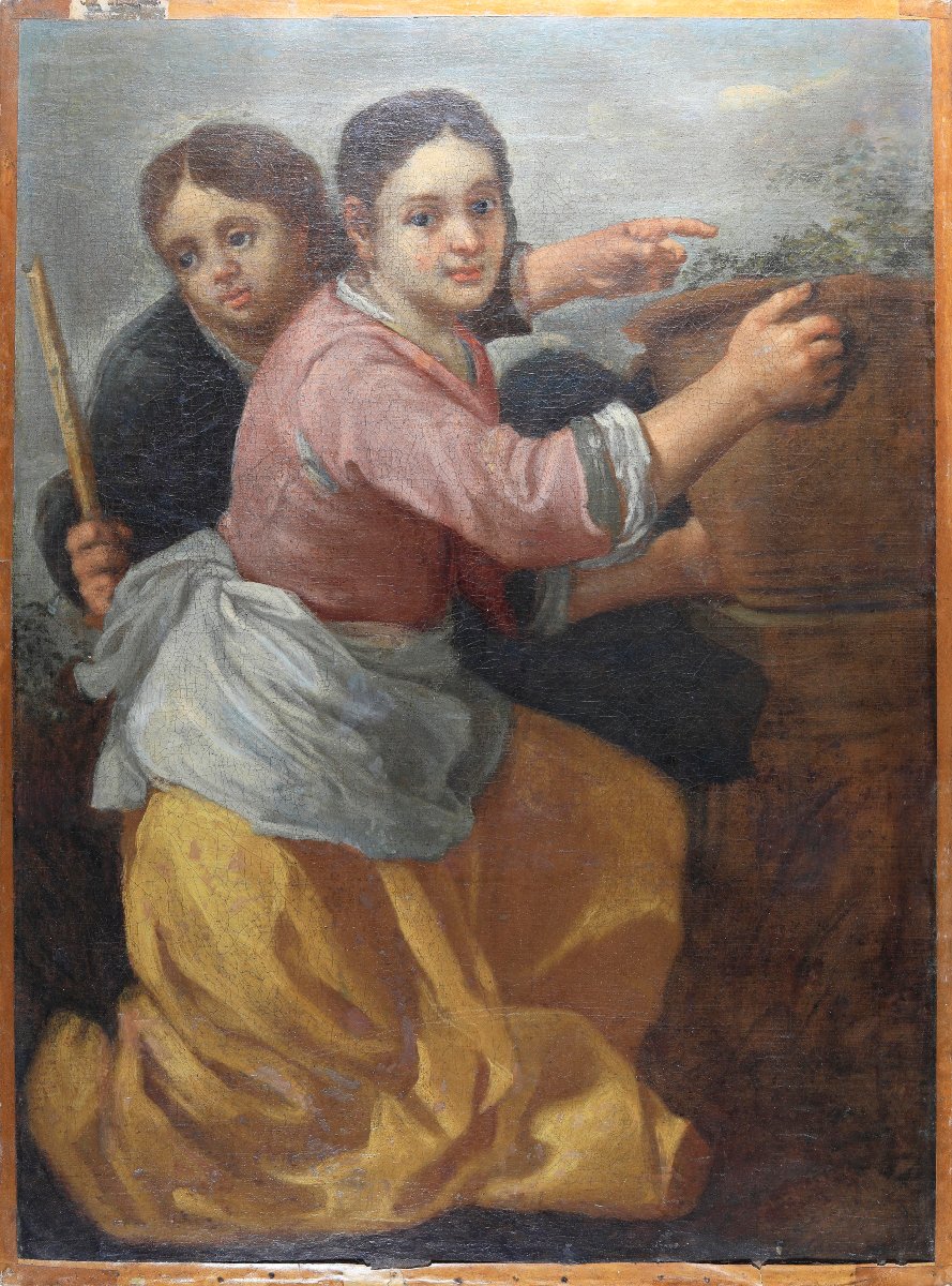 Studio Of Bernhard Keilhau (helsingør, 1624 – Rome, 1687). Young Gardeners