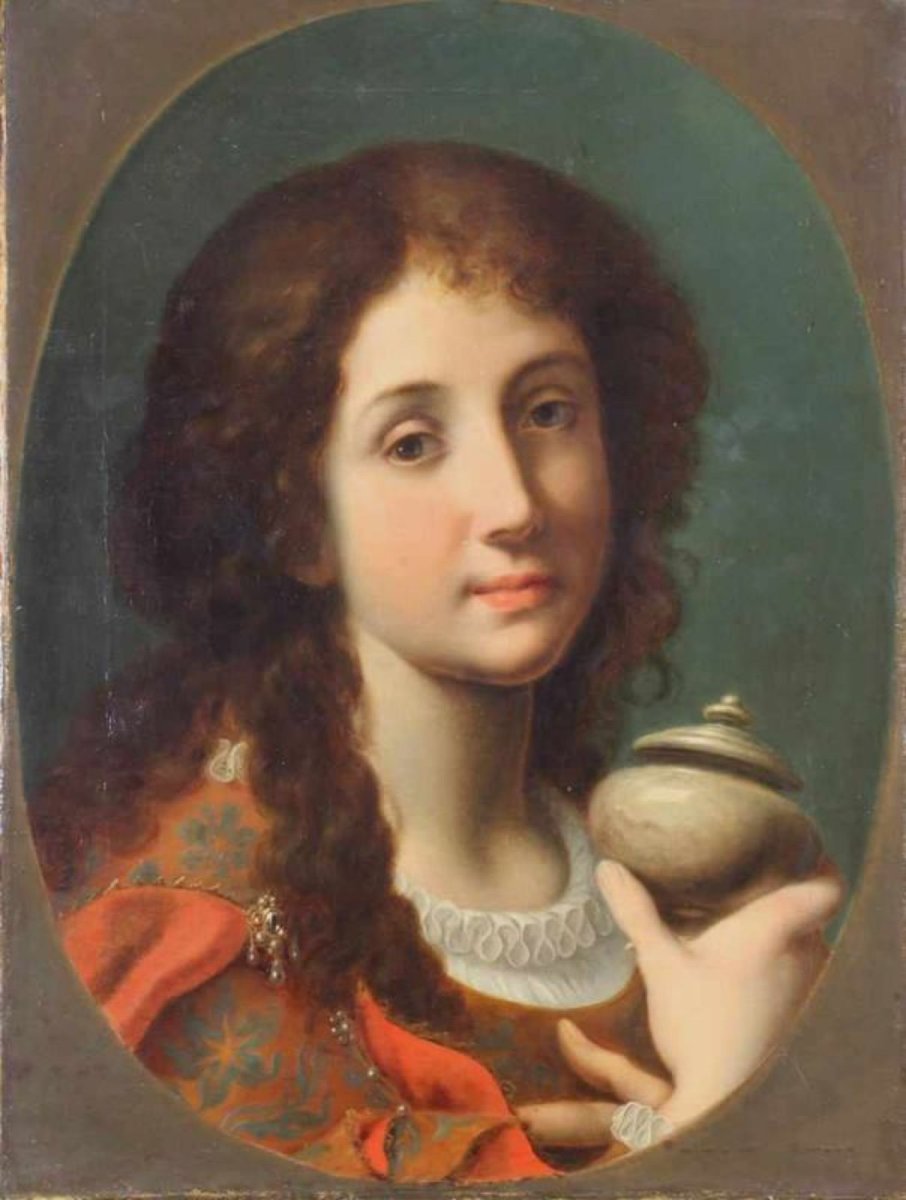 Attributed To Agnese Dolci (florence, 1659–1689). Mary Magdalene-photo-4