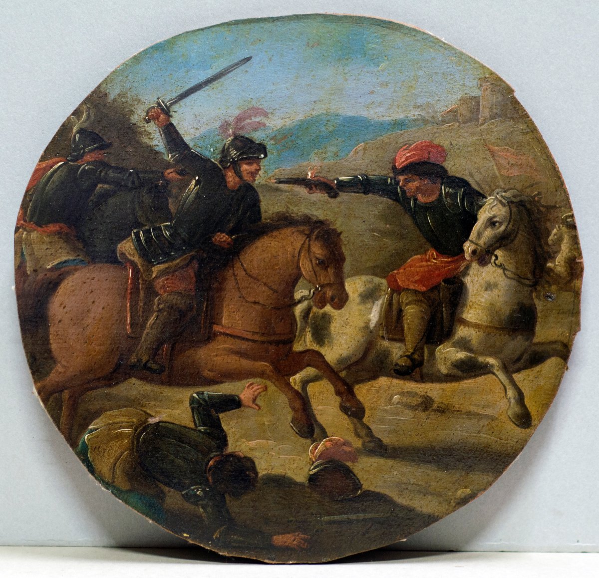18th-century Painter. Battle Scene