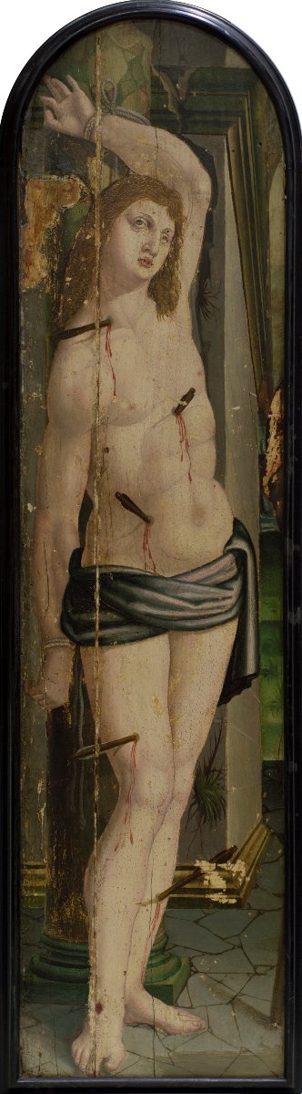 15th–16th-century Painter. St. Sebastian-photo-2