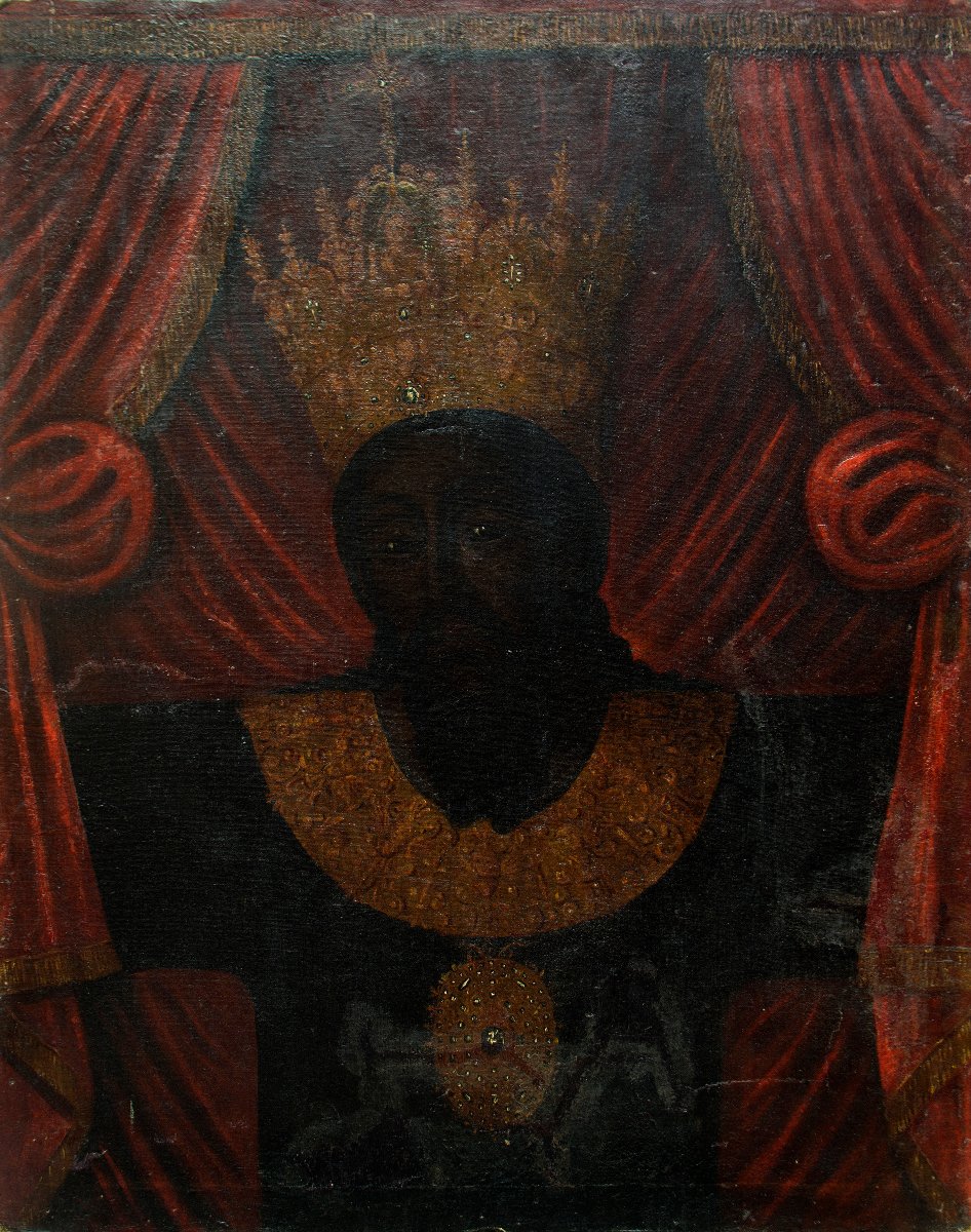 17th-century Painter From Lucca. The Holy Face Of Lucca (119.5 X 94.5 Cm)