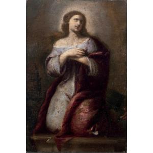 Florentine School, 17th Century. Saint Catherine Of Alexandria